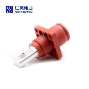 Energy Battery Storage Connector Surlok Socket Female Straight 6mm Bl IP67 Red