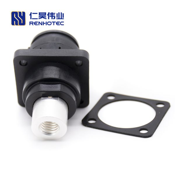 Energy Battery Storage Connector Surlok Socket Female Straight 6mm IS IP67 Black