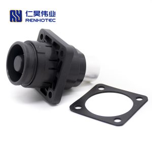 Energy Battery Storage Connector Surlok Socket Female Straight 6mm IS IP67 Black