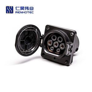 GB/T AC 16A EV Charging Connector Socket Standard Single-phase Electric Car 250V for Vehicle End