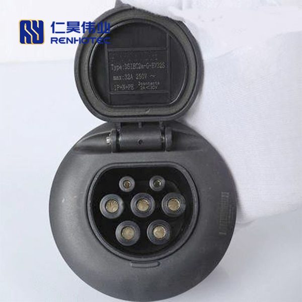 GB/T AC 16A EV Charging Connector Standard Socket 250V Single-phase for Electric Car Charging Pile