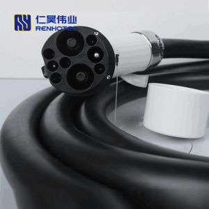 GB Standards DC Charging Connector Plug 80A 750V Single Phase EV Charger with 5 Meters Cable