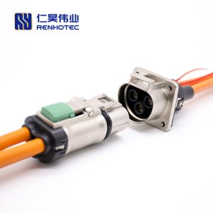 HVSL High Voltage Safety Lock Cable 3.6mm 3 Pin 35A