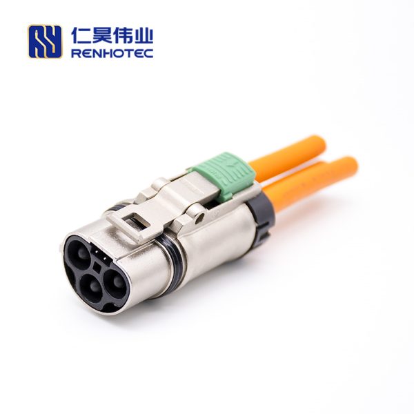 HVSL High Voltage Safety Lock Cable 3.6mm 3 Pin 35A