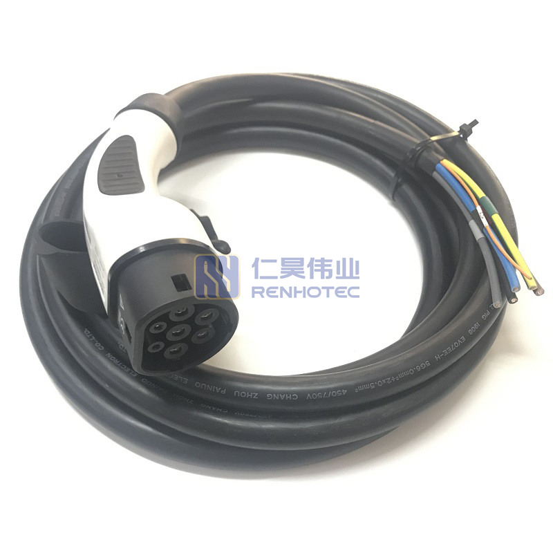 ev cable type 2 16a Ev Charging Cables Single Phase AC 250V car charging  cable