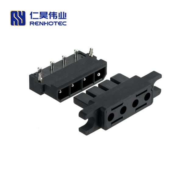 RHT-04B Power Drawer Connector High Current Heavy Load 4 Pin 35A