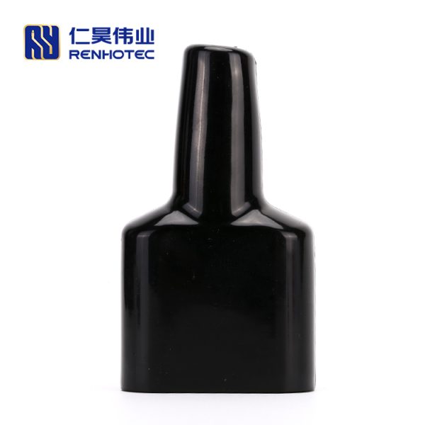 Black Waterproof Dust cable sleeve for 50A 2 Way connector