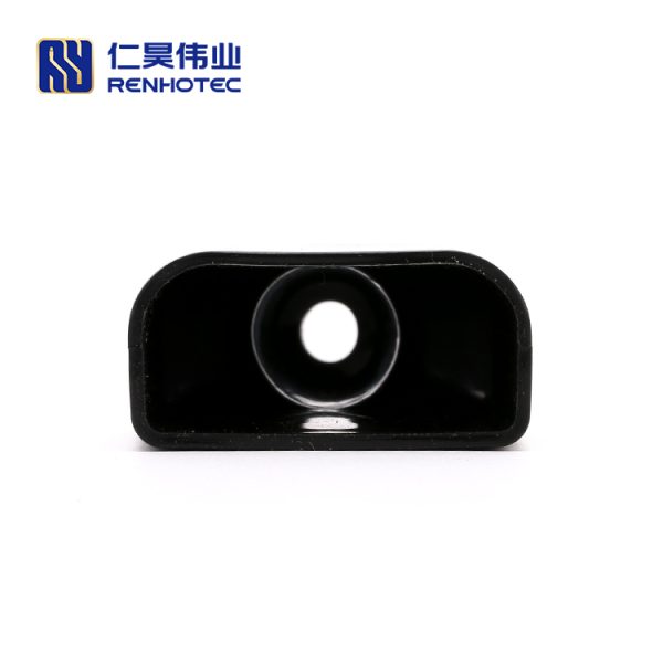 Black Waterproof Dust cable sleeve for 50A 2 Way connector