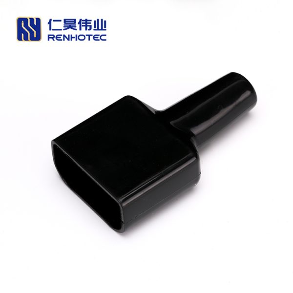 Black Waterproof Dust cable sleeve for 50A 2 Way connector