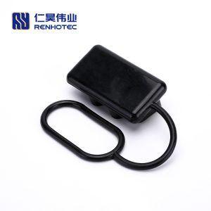 Red Rubber External Protective Dustproof Cover For 2 way 50A Power Connector