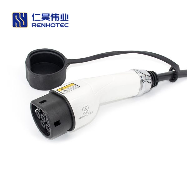 IEC 62196-2 Type 2 AC EV Charger Plug Vehicle End With 5 Meters Cable