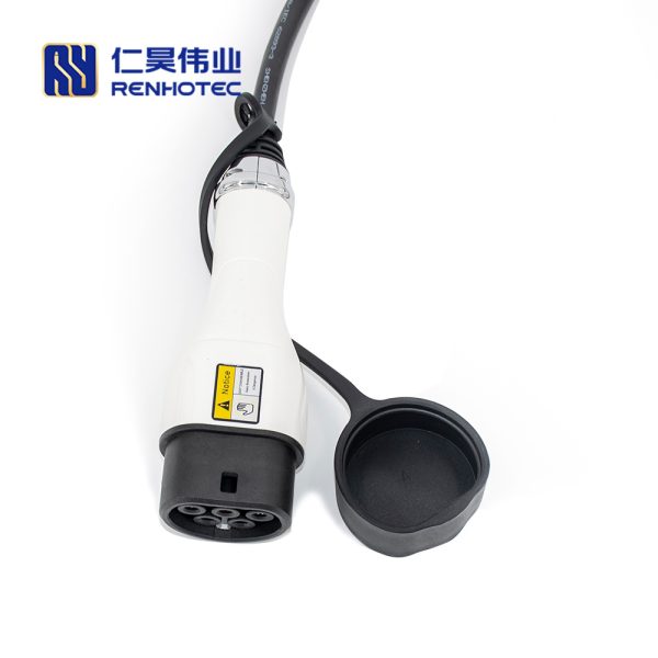 IEC 62196-2 Type 2 AC EV Charger Plug Vehicle End With 5 Meters Cable