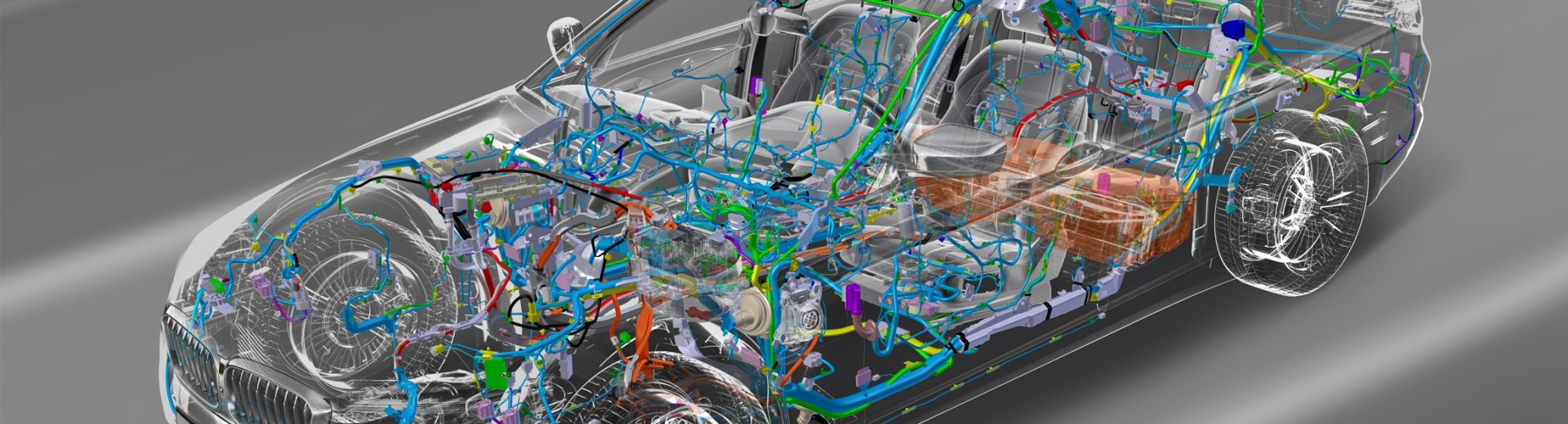 Have you ever calculated how long the wiring harness on a car can be?