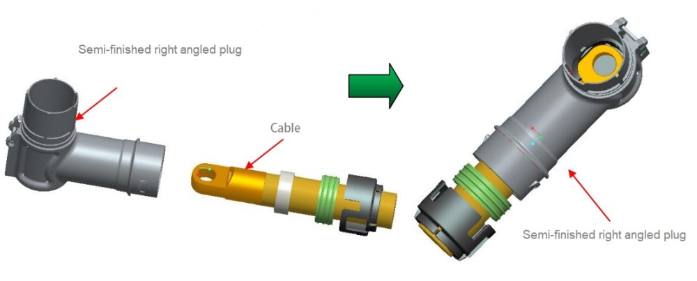 08 Insert the Cable Assembly into the Plug Housing